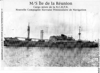 Exemple de cargo mixte  "l'Ile de la Réunion"